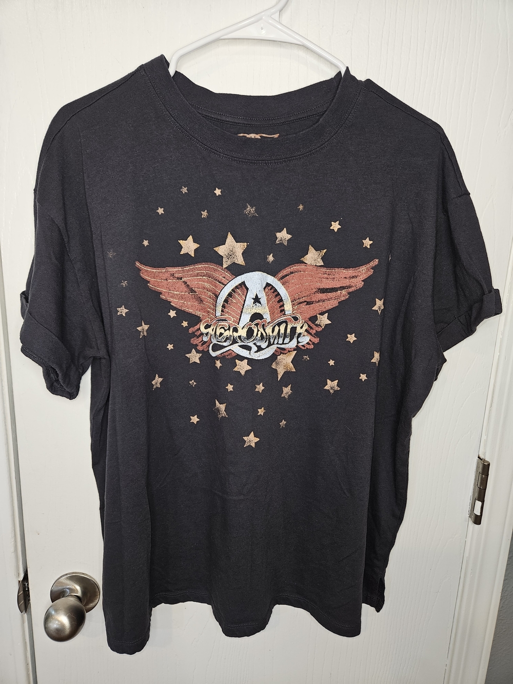 Aerosmith Black Graphic Short Sleeve Tee